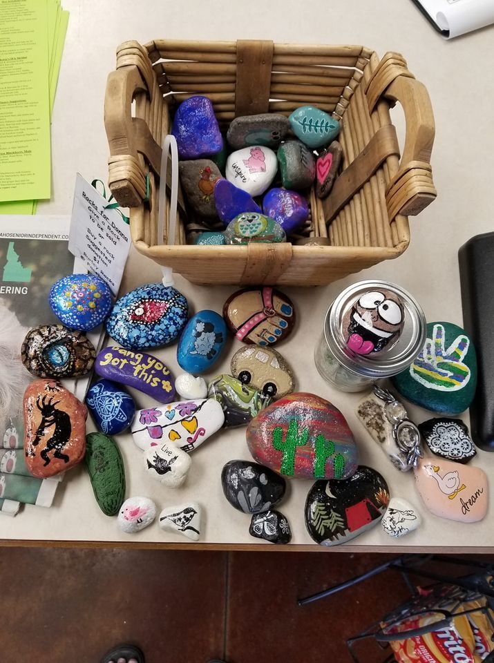 Burley Rocks benefit basket